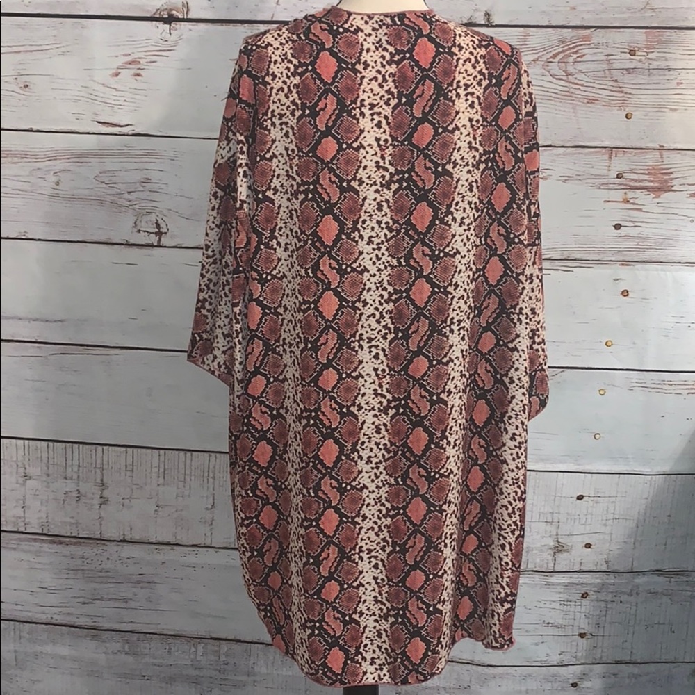 Red Python Cardigan - Picture 3 of 3
